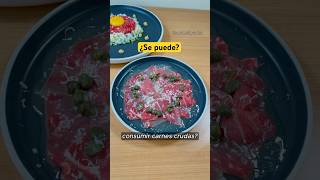 ¿Se puede comer carne cruda cienciaycocina shorts [upl. by Paige539]