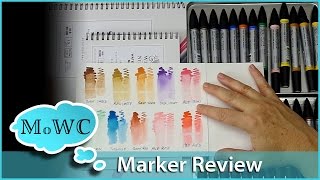 Winsor Newton Watercolor Marker Review [upl. by Eidas]