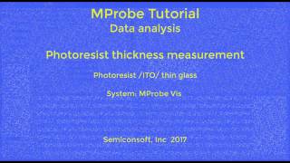 MProbe Photoresist on thin glass [upl. by Einahets]