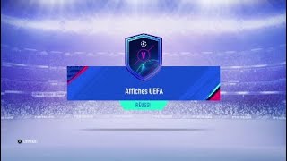 FIFA 19 DCE  SBC LIVE  AFFICHES UEFA  SOLUTION COMPLÈTE PAS CHER [upl. by Anawat410]