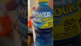 Trying new Powerade drink shorts youtubeshorts Powerade review [upl. by Lehcnom]