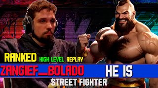 ZANGIEFBOLADO destroying rivals in the ranked UFA2024 streetfighter6 street fighter6 [upl. by Asilaj]