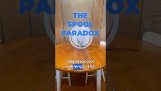 The Spool Paradox science experiment physicsninja [upl. by Hayouqes]