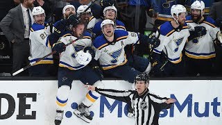 Listen in to the final moments of the Blues winning the Stanley Cup [upl. by Hudis918]