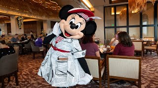 Best Character Meal Breakfast at Disney World Topolinos Terrace Breakfast Review [upl. by Dita]