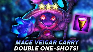 ELDERWOOD REROLL VEIGAR 3 CARRY RETURNS TO META  Teamfight Tactics [upl. by Zebada507]