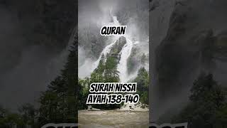 quraninurdu surahnissa ayah138140 islamicvideo shorts jannatulfirdaus youtube shortvideo [upl. by Gnoh]