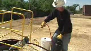 Spray Application of Liquid Cable Pulling Lubricants [upl. by Asselam]