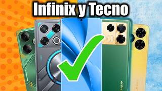 Los 5 MEJORES CELULARES INFINIX y TECNO para COMPRAR en 2024 [upl. by Elysee200]