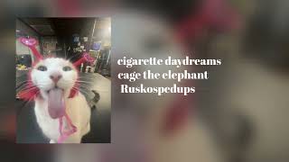 cage the elephant  cigarette daydreams Sped Up 1 Hour Loop [upl. by Ahsen446]