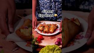 Creamy egg bread recipe quickrecipe budgetfriendly food cooking [upl. by Alessandro]