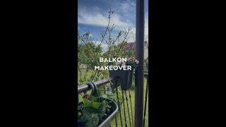 Balkongeländer streichen  Balkon Makeover 🌸 [upl. by Neelav]