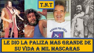 TNT LE DIO LA HUMILLACION MAS GRANDE DE SU VIDA A MIL MASCARAS [upl. by Tristas]