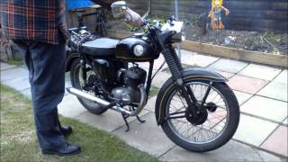 BSA Bantam Start and Ride B175 [upl. by Newell]