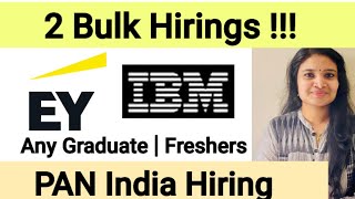 IBM bulk hiring EY Fresher Recruitment 2023 Jobs 2023 Latest Job Notification [upl. by Lizabeth]