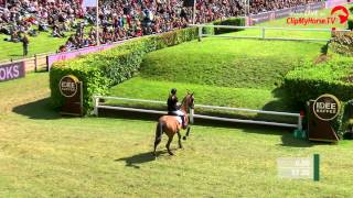 Deutsches Spring und Dressur Derby 2015  Janne Meyer mit Cellagon Anna [upl. by Aetnuahs93]