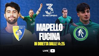 ECCELLENZA  GIRONE B  MAPELLO  FCD FUCINA  LIVE [upl. by Ahsienaj]