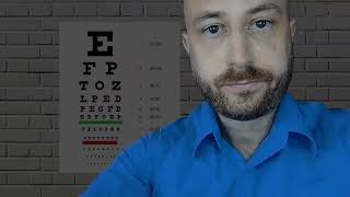 Eye Exam Optometrist ASMR [upl. by Atteuqaj]