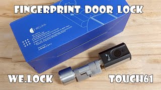 Electronic Fingerprint Door Lock  WeLock Touch61 [upl. by Tildi112]