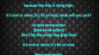 Falling In Reverse Sink or Swimlyrics on screen [upl. by Derfiniw]