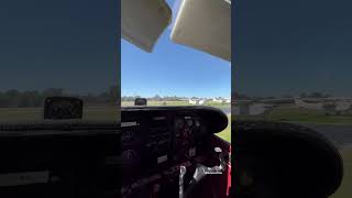 Loud Piper pa32 takeoff viewed from cockpit [upl. by Ryann]