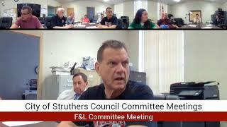 City of Struthers Council Committee Meeting [upl. by Enileve]