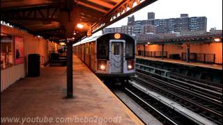 IRT Subway Pelham Bay and Manhattan Bound R142A 6 train at Buhre Avenue [upl. by Sewoll934]