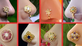 Exquisite Nose Koka Jewelry for Women MustHave Gold Nose Piercing Designs2024 [upl. by Nahtan]