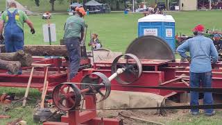 1914 M Rumely Co Steam Tractor and Mill [upl. by Arley205]