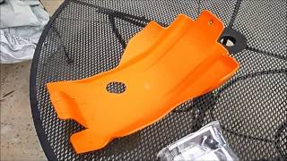 KTM 350 exc Acerbis Skidplate [upl. by Ymas]