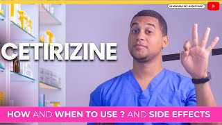 How and when to use CETIRIZINE 3 Side Effects [upl. by Lampert]