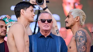 Brandon Figueroa on weight for 126 lbs title Jessie Magdaleno misses amp ineligible for belt [upl. by Alexander]