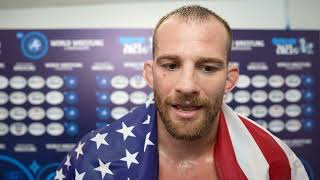 David Taylor USA wins gold medal at 86 kg  2023 World Championships [upl. by Gnilhsa218]