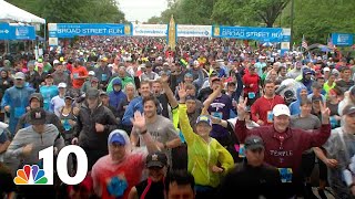 Top Moments of the 2019 Blue Cross Broad Street Run  NBC10 Philadelphia [upl. by Ssac771]