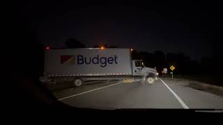 Budget truck blocking traffic [upl. by Littell]