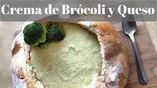 🥦 Crema Brocoli y queso cheddar 🧀 Receta de sopa de brocoli y queso tipo subway o quiznos [upl. by Noral]