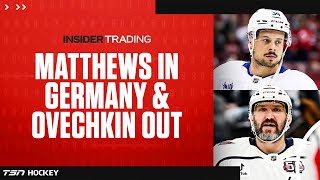 MATTHEWS IN EUROPE amp OVECHKIN POTENTIALLY OUT LONG TERM [upl. by Rutledge]