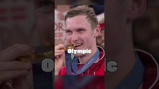 Viktor Axelsen wins gold and breaks Lin Dans record badmintonolympics viktoraxelsen lindan [upl. by Spohr]