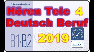 Modelltest B1B2 Beruf Hören Deutsch [upl. by Ainelec]