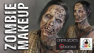 Zombie Makeup Transformation wWoochie and Mel Products [upl. by Gilpin]