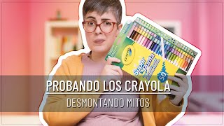 Probando los CRAYOLA SUPERTIP  Desmontando Mitos  ¿Valen la pena [upl. by Katinka]