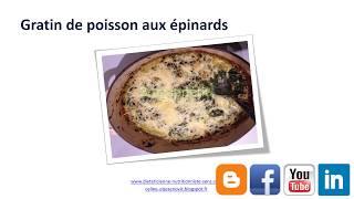 Recette de gratin de poisson aux épinards [upl. by Ahsiled376]