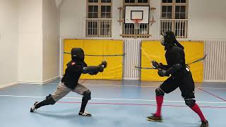 longsword fencing pre tournament sparring [upl. by Patti]