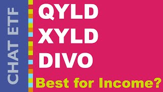 High Yield vs Short Term Picking the Right ETF QYLD XYLD DIVO [upl. by Willa735]