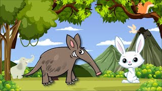 The Adventure Animation Exploring the Aardvark African Wild Dog and Anteater [upl. by Codel]