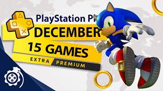 PlayStation Plus Extra amp Premium  December 2024 PS [upl. by Dnomyaw]