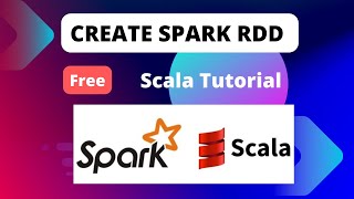 Free Data Engineer  01 Create a Spark RDD using Parallelize  Complete Explanation with Scala Code [upl. by Odette]