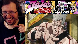 Gors quotJojos Bizarre Adventure Stardust Crusadersquot Episode 11 REACTION REVENGA [upl. by Olumor]