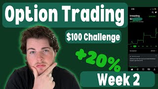 100 Options Trading Challenge Week 2 [upl. by Neau]