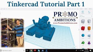 Tinkercad Tutorial Part 1  Interface and Movement [upl. by Sachs692]